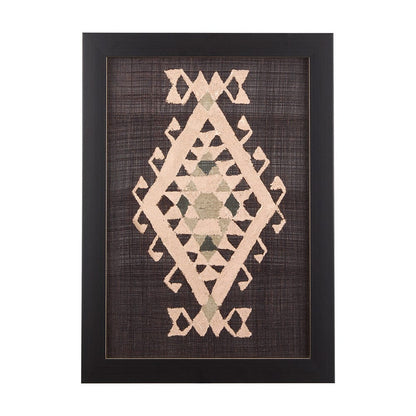 Mercana - Brown Tapestry VI by Mercana Studio a Hand Embellished Textured Framed Art Print - 14022 view 8