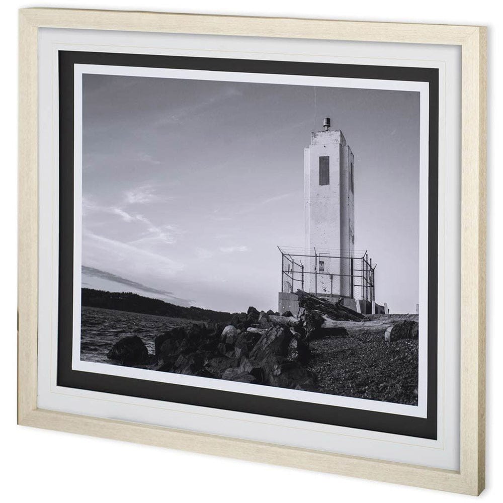 Mercana - Browns Point Lighthouse by Bisig, Steve a Framed Art Print Matted under Glass - 10610 view 1