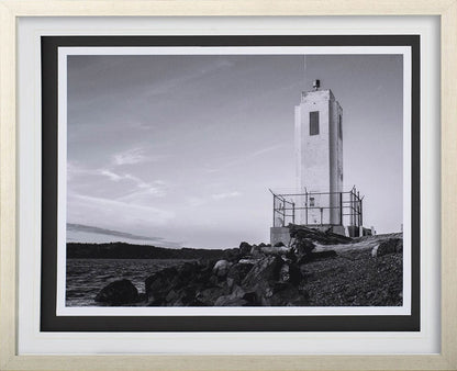 Mercana - Browns Point Lighthouse by Bisig, Steve a Framed Art Print Matted under Glass - 10610 view 2