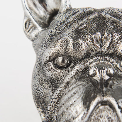 Mercana - Bruno 5L x 5W Silver American Bulldog Bookends (Set of 2) - 68925 view 7