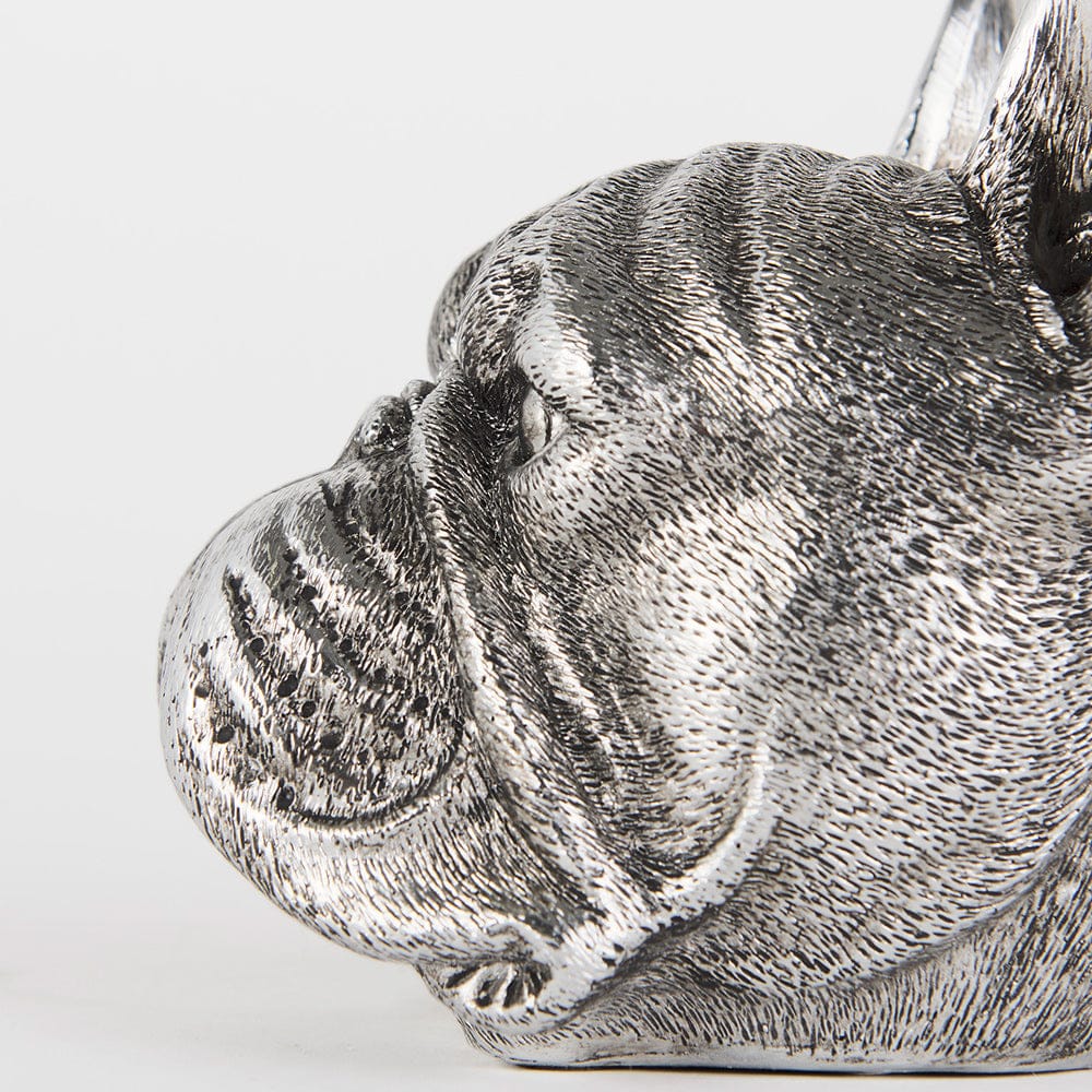 Mercana - Bruno 5L x 5W Silver American Bulldog Bookends (Set of 2) - 68925 view 8