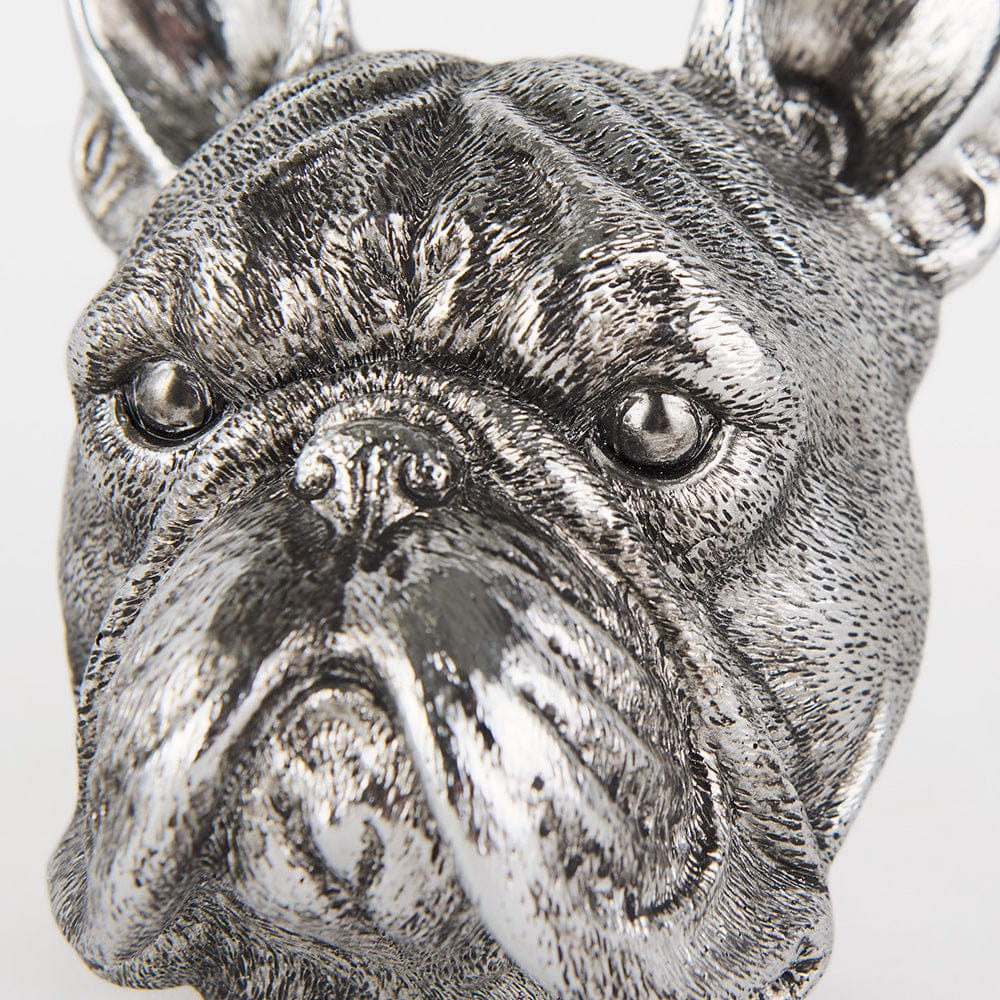 Mercana - Bruno 5L x 5W Silver American Bulldog Bookends (Set of 2) - 68925 view 9