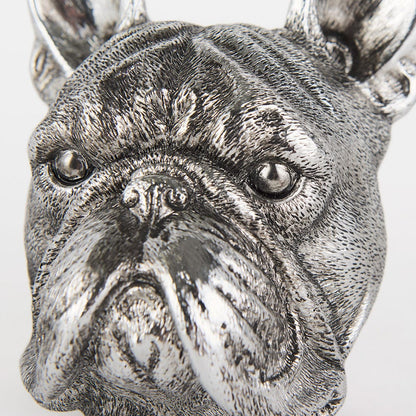 Mercana - Bruno 5L x 5W Silver American Bulldog Bookends (Set of 2) - 68925 view 9