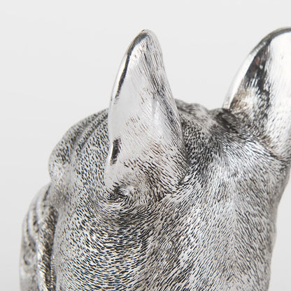 Mercana - Bruno 5L x 5W Silver American Bulldog Bookends (Set of 2) - 68925 view 10