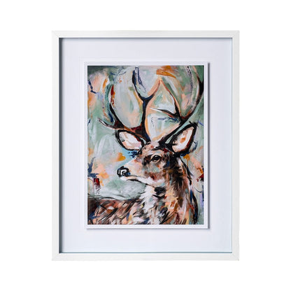 Mercana - Buck by Altamura a Hand Embellished Textured Framed Art Print Matted under Glass - 12729 view 1