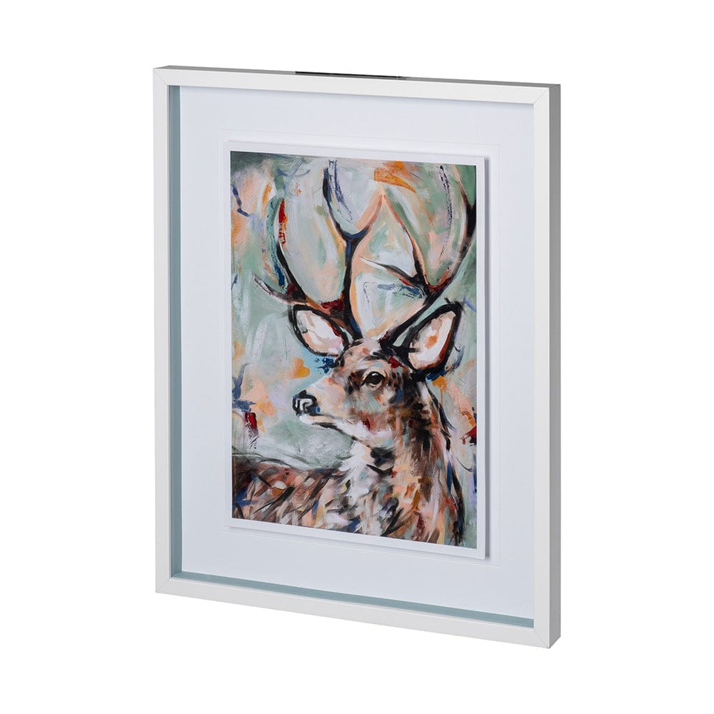 Mercana - Buck by Altamura a Hand Embellished Textured Framed Art Print Matted under Glass - 12729 view 2