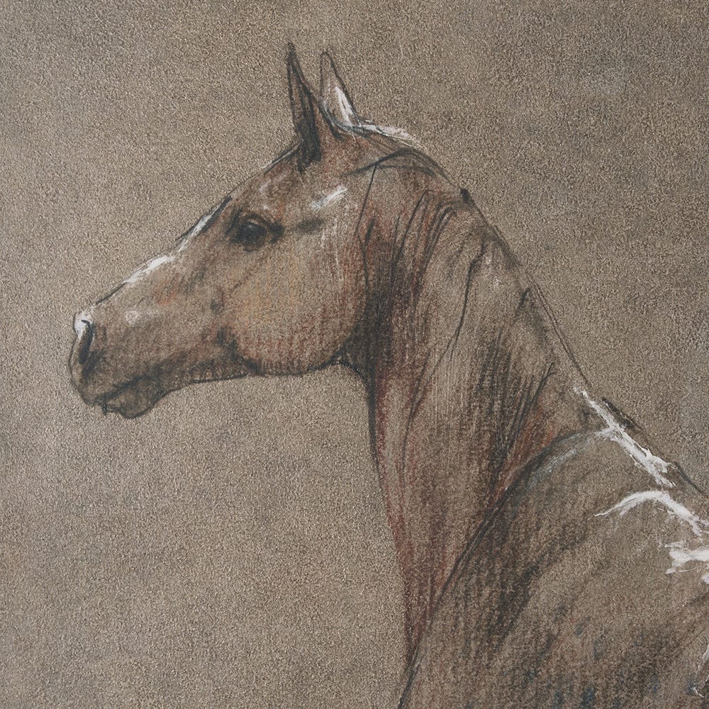 Mercana - Buckskin Blanket by Mercana Studio a Hand Embellished Textured Framed Art Print - 15150 view 6