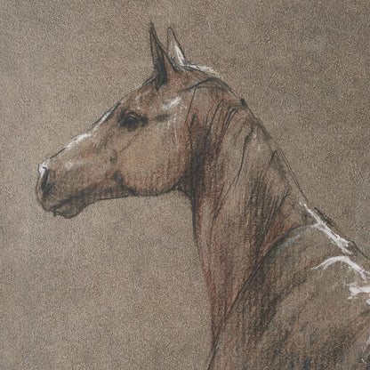 Mercana - Buckskin Blanket by Mercana Studio a Hand Embellished Textured Framed Art Print - 15150 view 6