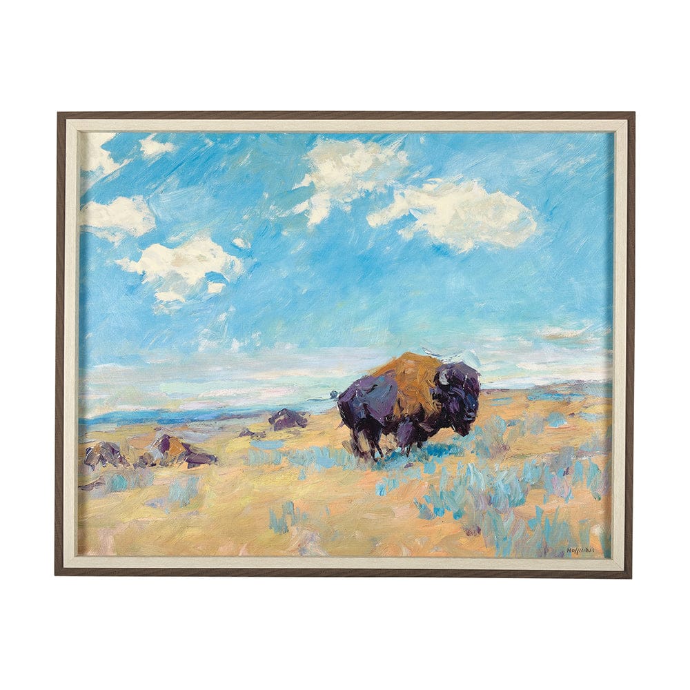 Mercana - Buffalo by Mercana Studio a Hand Embellished Textured Framed Art Photograph - 14938 view 1
