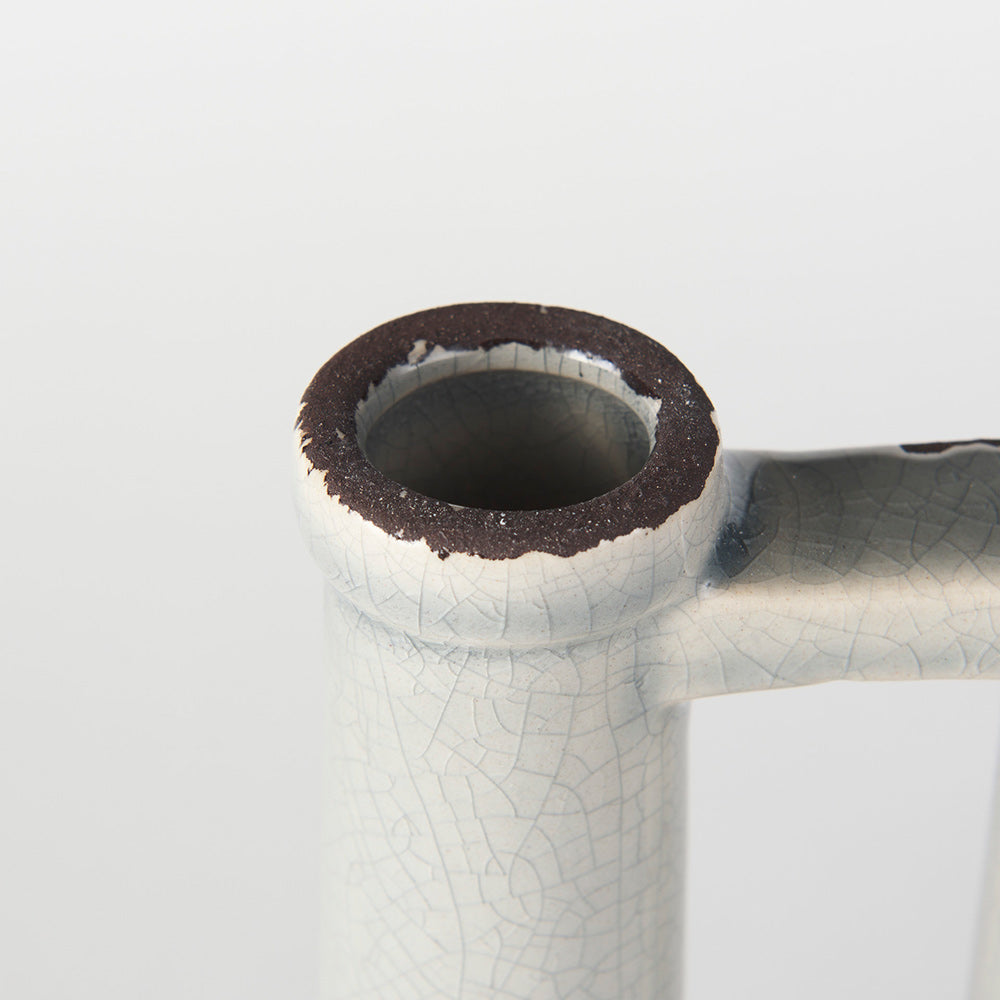 Mercana - Burton 10.2H Small Two Tone Gray Ceramic Jug Vase - 30950 view 8