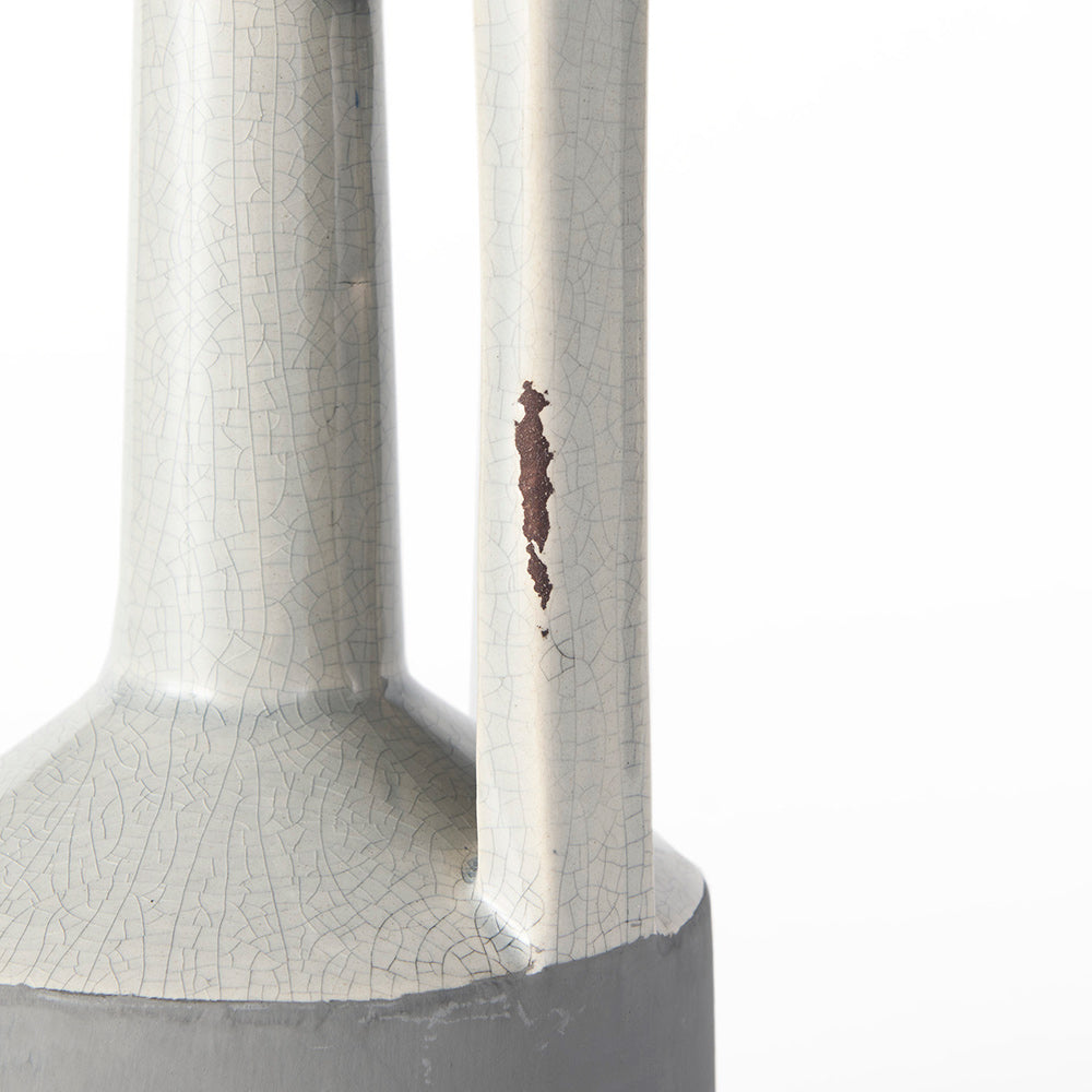 Mercana - Burton 10.2H Small Two Tone Gray Ceramic Jug Vase - 30950 view 9