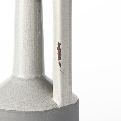 Mercana - Burton 10.2H Small Two Tone Gray Ceramic Jug Vase - 30950 view 9