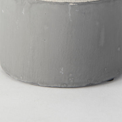 Mercana - Burton 10.2H Small Two Tone Gray Ceramic Jug Vase - 30950 view 10