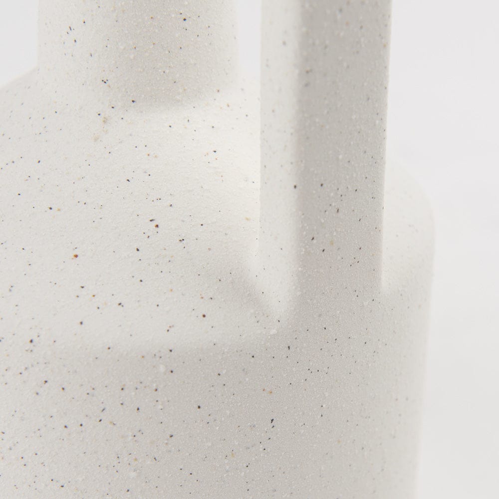 Mercana - Burton 10.8H Small White Ceramic Jug Vase - 69982 view 7