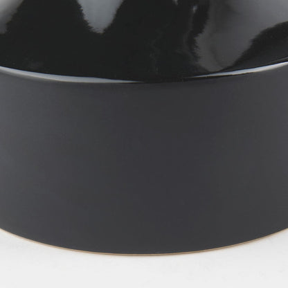 Mercana - Burton 13.1H Large Glossy and Matte Black Ceramic Jug Vase - 69981 view 10