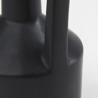 Mercana - Burton 14.2H Medium Matte Black Ceramic Jug Vase - 69986 view 7