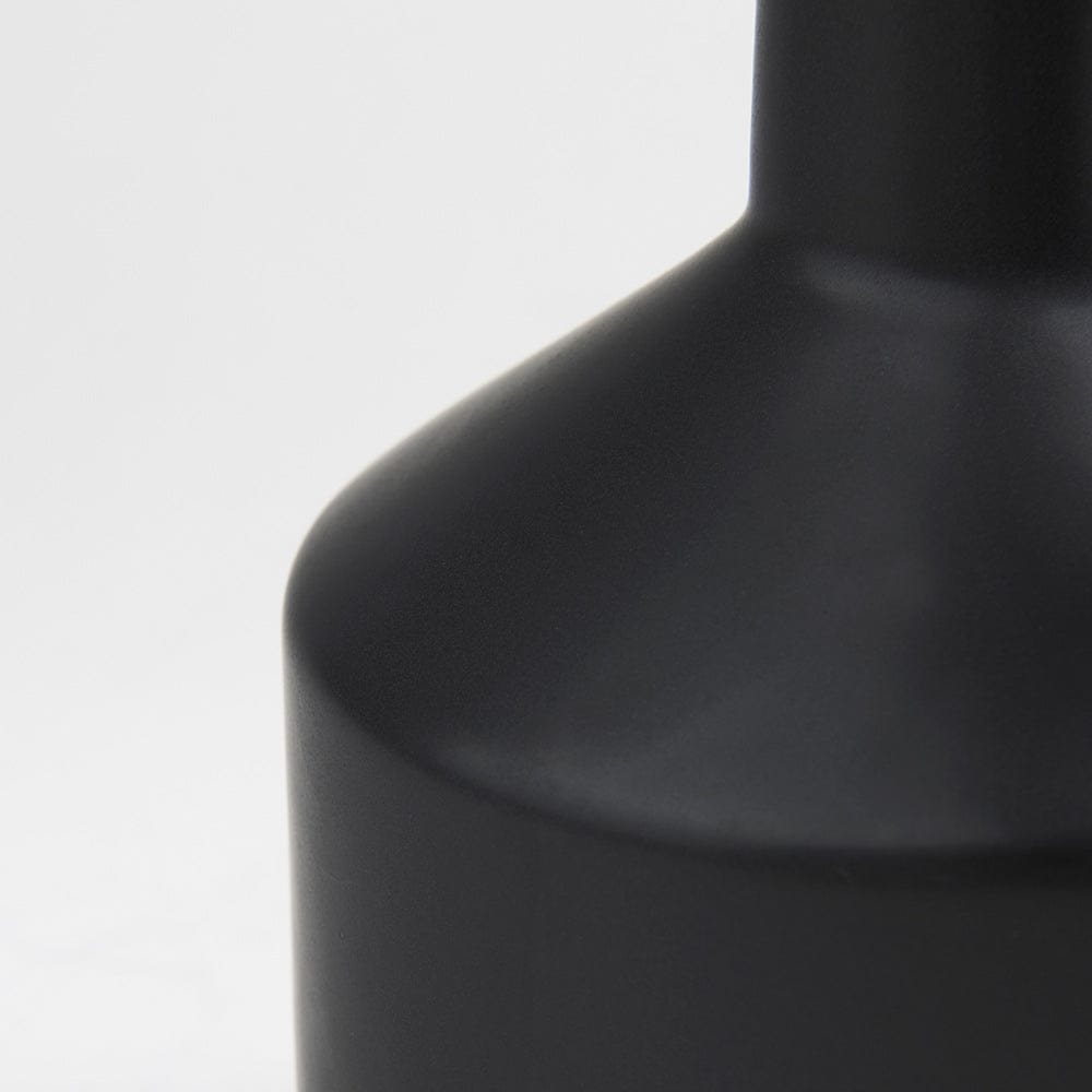 Mercana - Burton 14.2H Medium Matte Black Ceramic Jug Vase - 69986 view 8