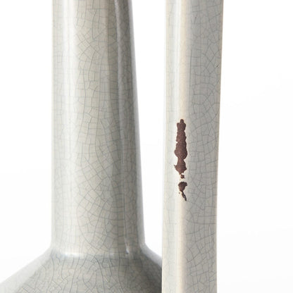 Mercana - Burton 14.2H Medium Two Tone Gray Ceramic Jug Vase - 30951 view 8