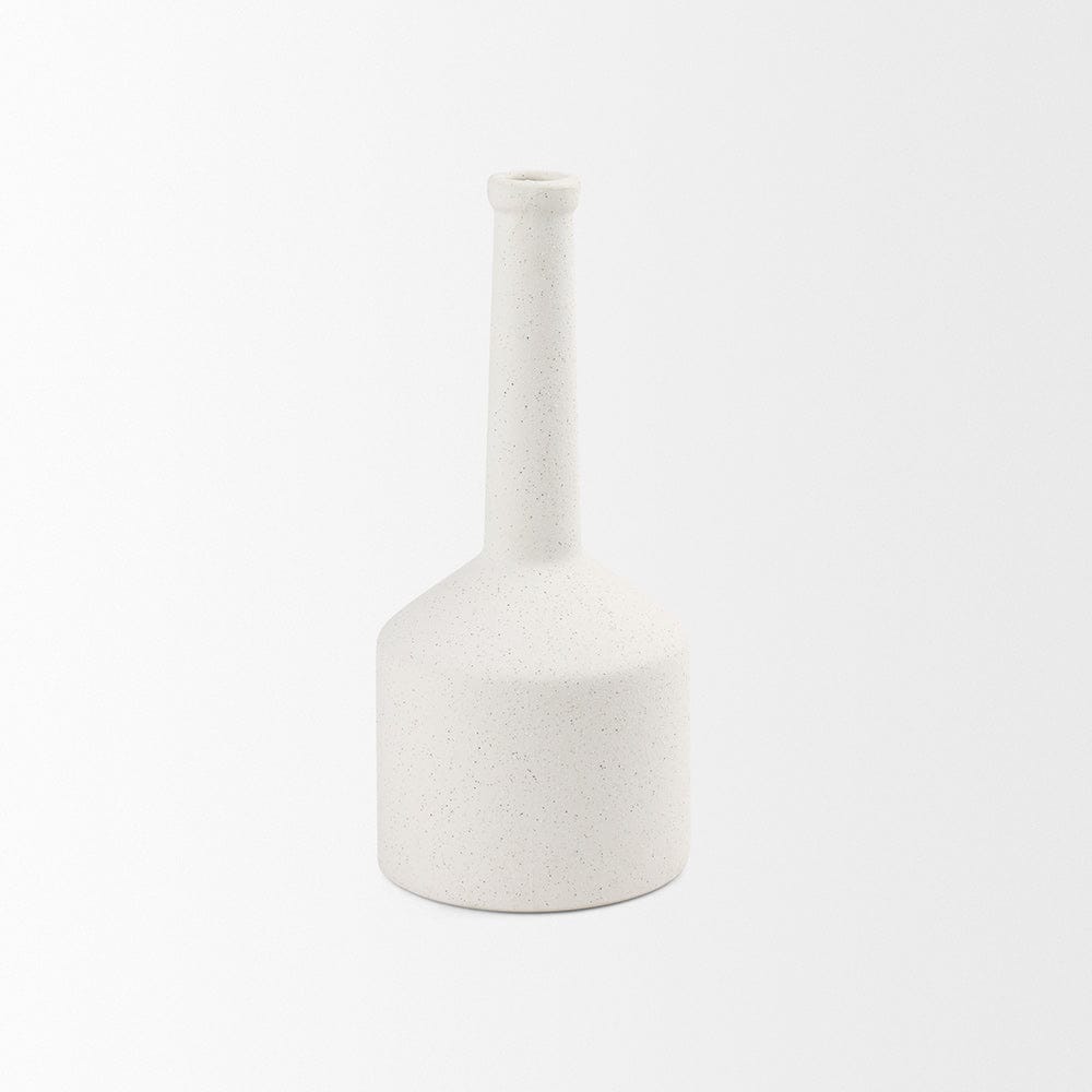 Mercana - Burton 14.2H Medium White Ceramic Jug Vase - 69983 view 2