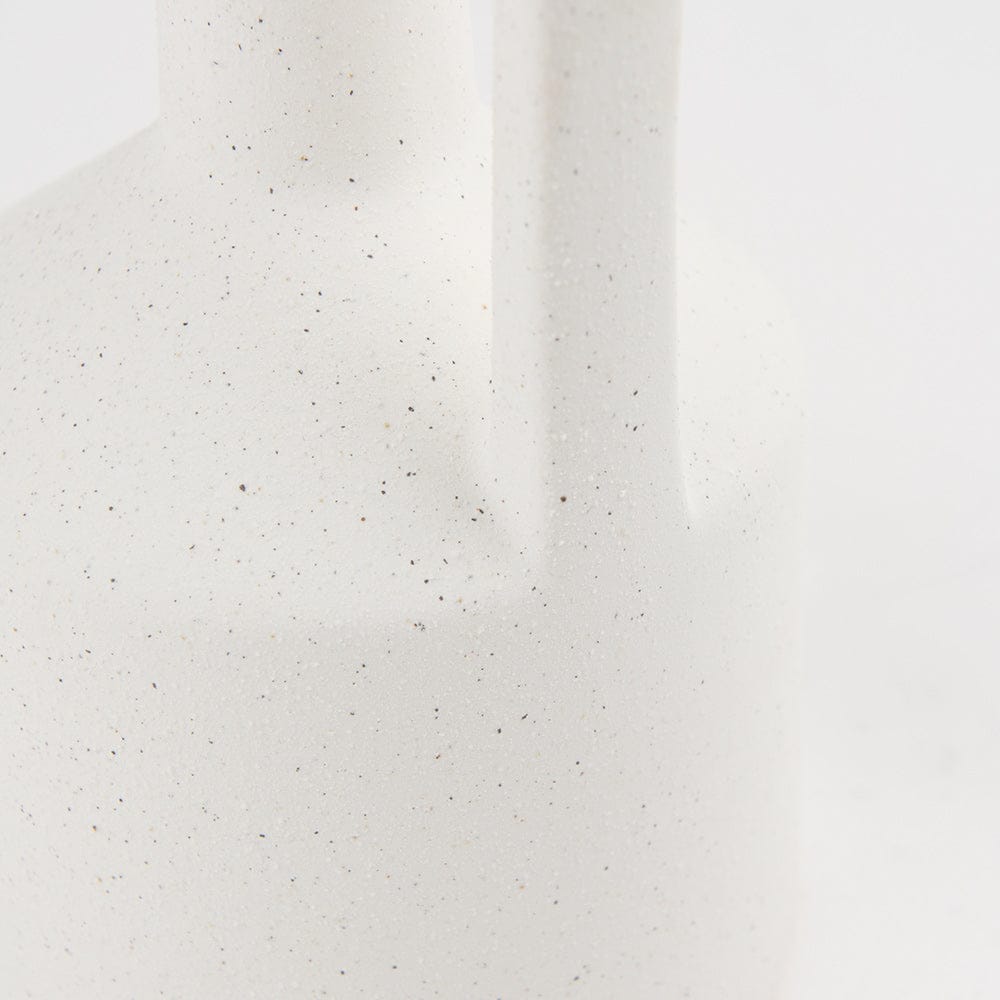 Mercana - Burton 14.2H Medium White Ceramic Jug Vase - 69983 view 7
