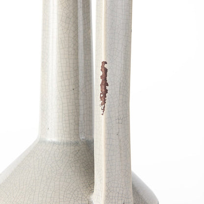 Mercana - Burton 16.7H Large Two Tone Gray Ceramic Jug Vase - 30952 view 8