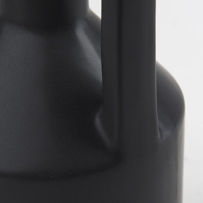 Mercana - Burton 17.1H Large Matte Black Ceramic Jug Vase - 69987 view 7