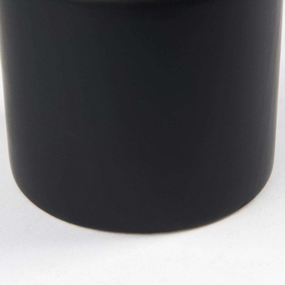 Mercana - Burton 17.1H Large Matte Black Ceramic Jug Vase - 69987 view 9