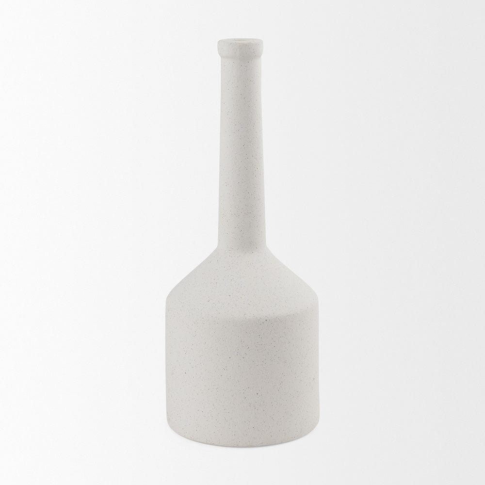 Mercana - Burton 17.1H Large White Ceramic Jug Vase - 69984 view 2