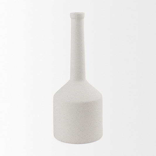 Mercana - Burton 17.1H Large White Ceramic Jug Vase - 69984 view 2