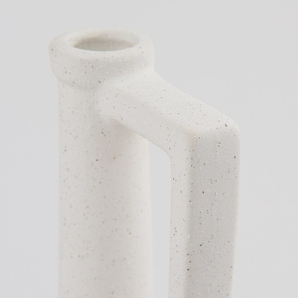 Mercana - Burton 17.1H Large White Ceramic Jug Vase - 69984 view 6