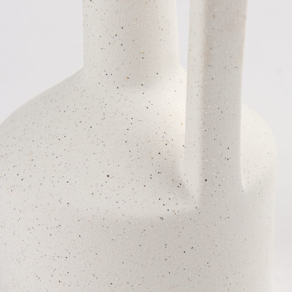 Mercana - Burton 17.1H Large White Ceramic Jug Vase - 69984 view 7