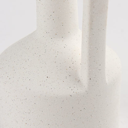 Mercana - Burton 17.1H Large White Ceramic Jug Vase - 69984 view 7