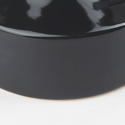 Mercana - Burton 8.3H Small Glossy and Matte Black Ceramic Jug Vase - 69979 view 10