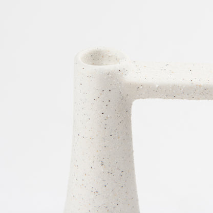 Mercana - Burton 8.3H Small White and Black Ceramic Jug Vase - 69648 view 5