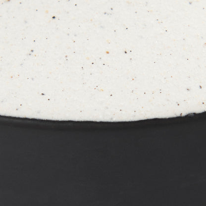 Mercana - Burton 8.3H Small White and Black Ceramic Jug Vase - 69648 view 8