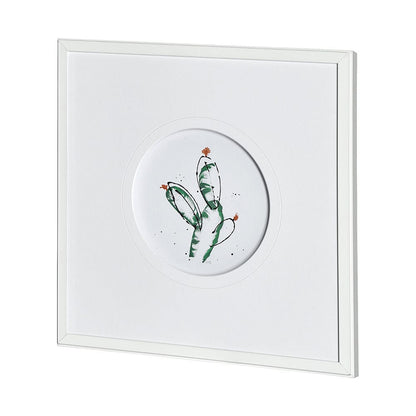 Mercana - Cactus I by Mercana Studio a Hand Embellished Textured Framed Art Print Matted under Glass - 13052 view 2