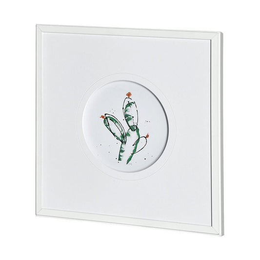 Mercana - Cactus I by Mercana Studio a Hand Embellished Textured Framed Art Print Matted under Glass - 13052 view 2