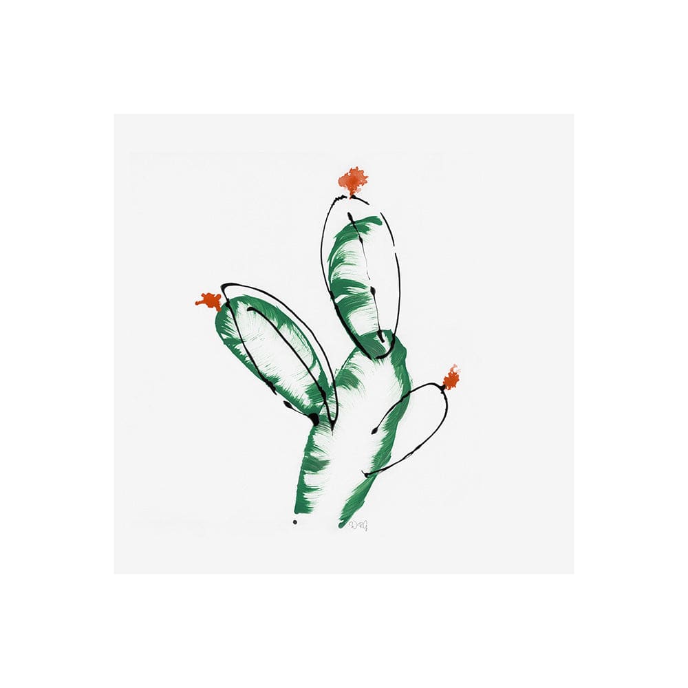 Mercana - Cactus I by WRG a Hand Embellished Textured Canvas - 101481-S view 1