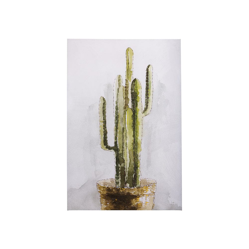 Mercana - cactus II by Mercana Studio a Hand Embellished Textured Canvas - 102322-S view 1