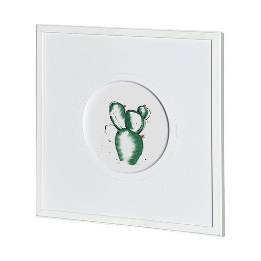 Mercana - Cactus II by Mercana Studio a Hand Embellished Textured Framed Art Print Matted under Glass - 13053 view 2