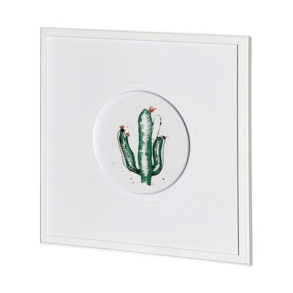 Mercana - Cactus IV by Mercana Studio a Hand Embellished Textured Framed Art Print Matted under Glass - 13055 view 2