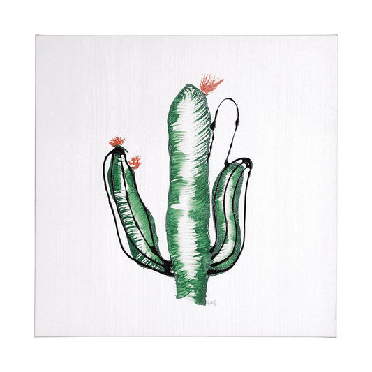 Mercana - Cactus IV by WRG a Hand Embellished Textured Canvas - 101484-L view 1