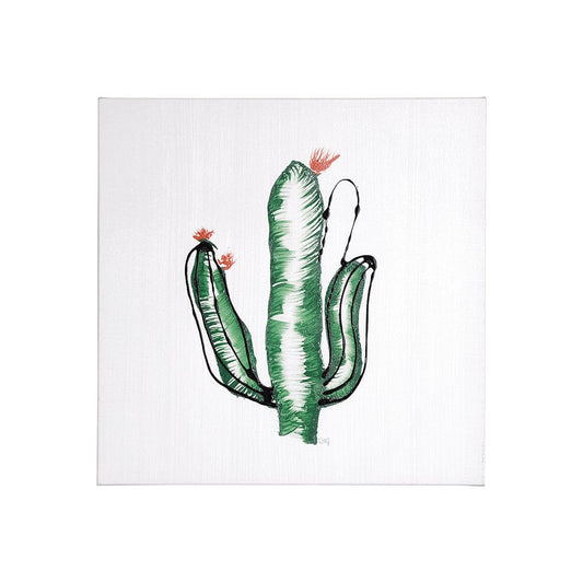 Mercana - Cactus IV by WRG a Hand Embellished Textured Canvas - 101484-S view 1