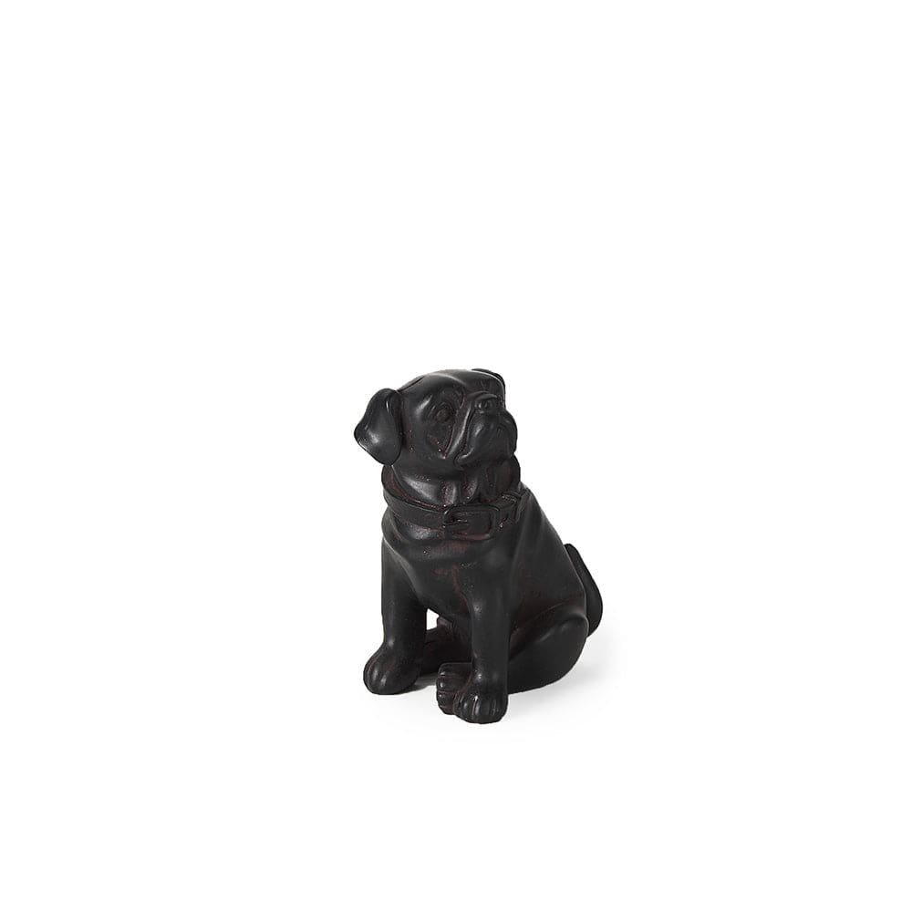 Mercana - Cadence 4L x 5W Black Resin Pug Dog - 57798 view 1