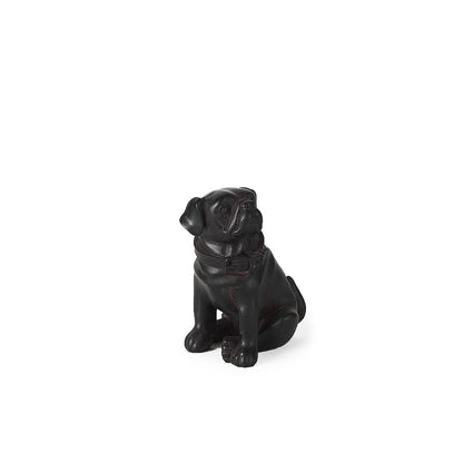 Mercana - Cadence 4L x 5W Black Resin Pug Dog - 57798 view 1