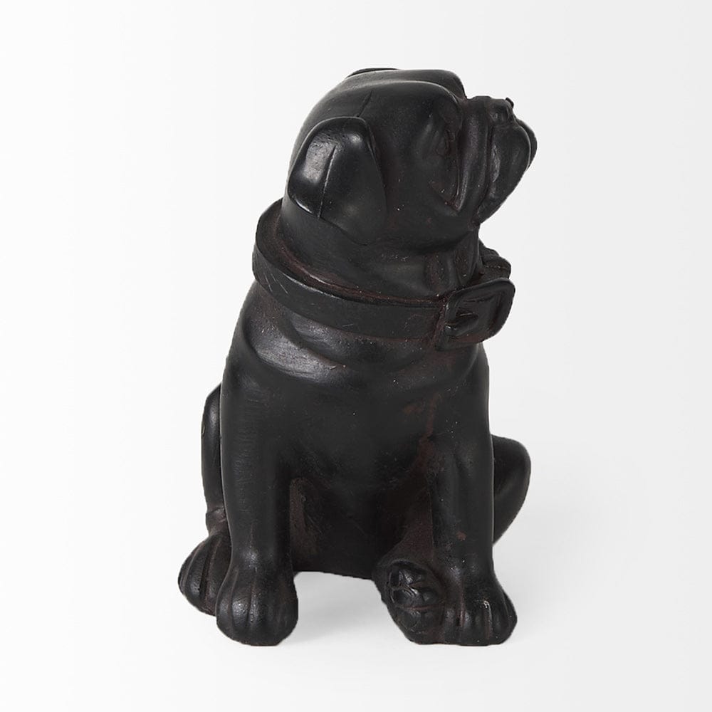Mercana - Cadence 4L x 5W Black Resin Pug Dog - 57798 view 2
