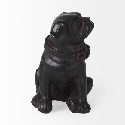 Mercana - Cadence 4L x 5W Black Resin Pug Dog - 57798 view 2