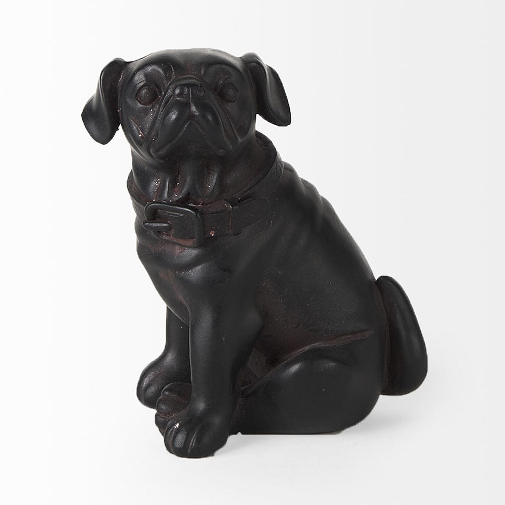Mercana - Cadence 4L x 5W Black Resin Pug Dog - 57798 view 3
