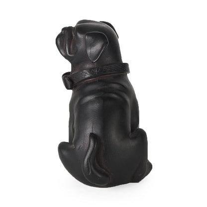Mercana - Cadence 4L x 5W Black Resin Pug Dog - 57798 view 4