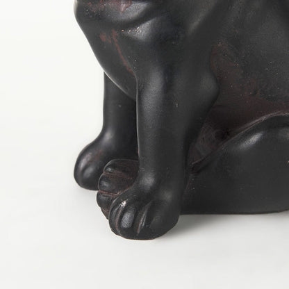 Mercana - Cadence 4L x 5W Black Resin Pug Dog - 57798 view 8